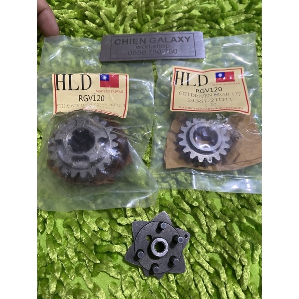 Bộ nhông lên 6 số xipo/rg/rgv/rgx/satria