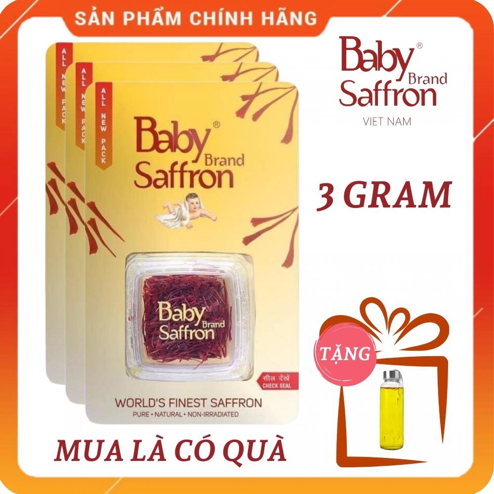 Saffron- Nhụy Hoa Nghệ Tây Baby Saffron, nhập khẩu chính ngạch Ấn Độ