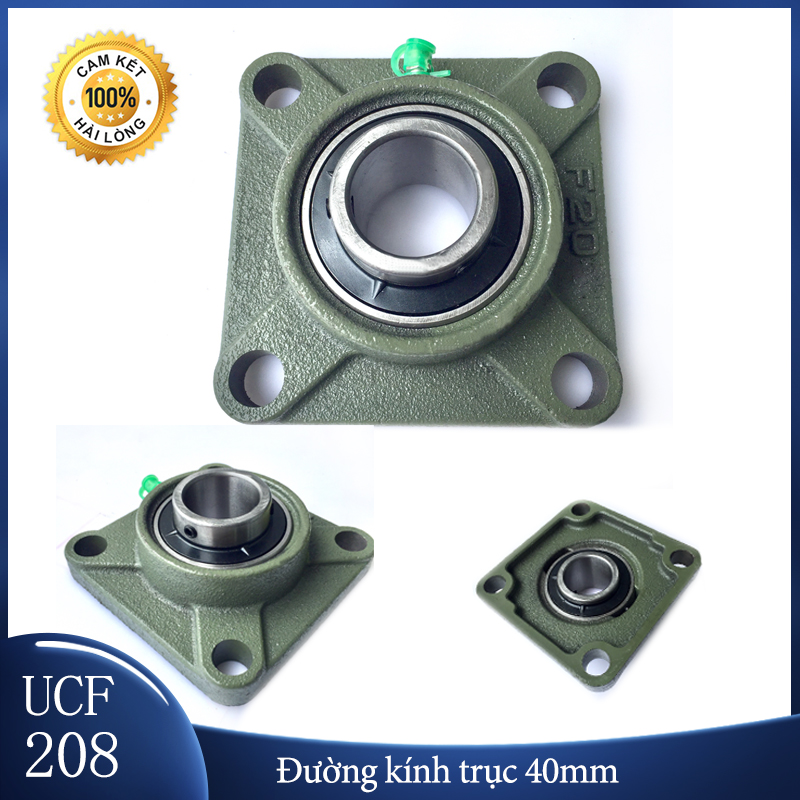 Gối đỡ bạc đạn UCF208 đương kính trục trong 40mm