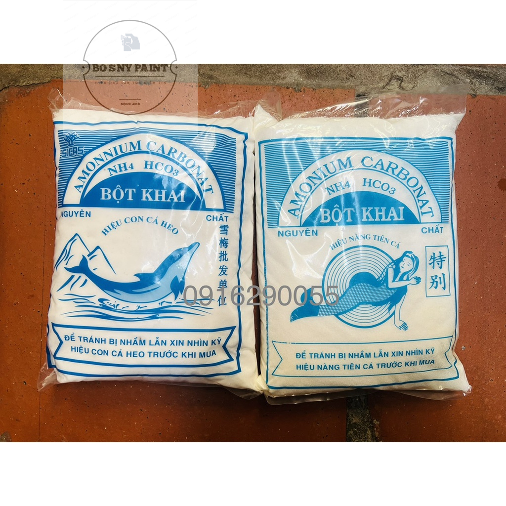 Bột khai tẩy gỗ nàng tiên cá NH4HCO3 nguyên chất trắng mịn