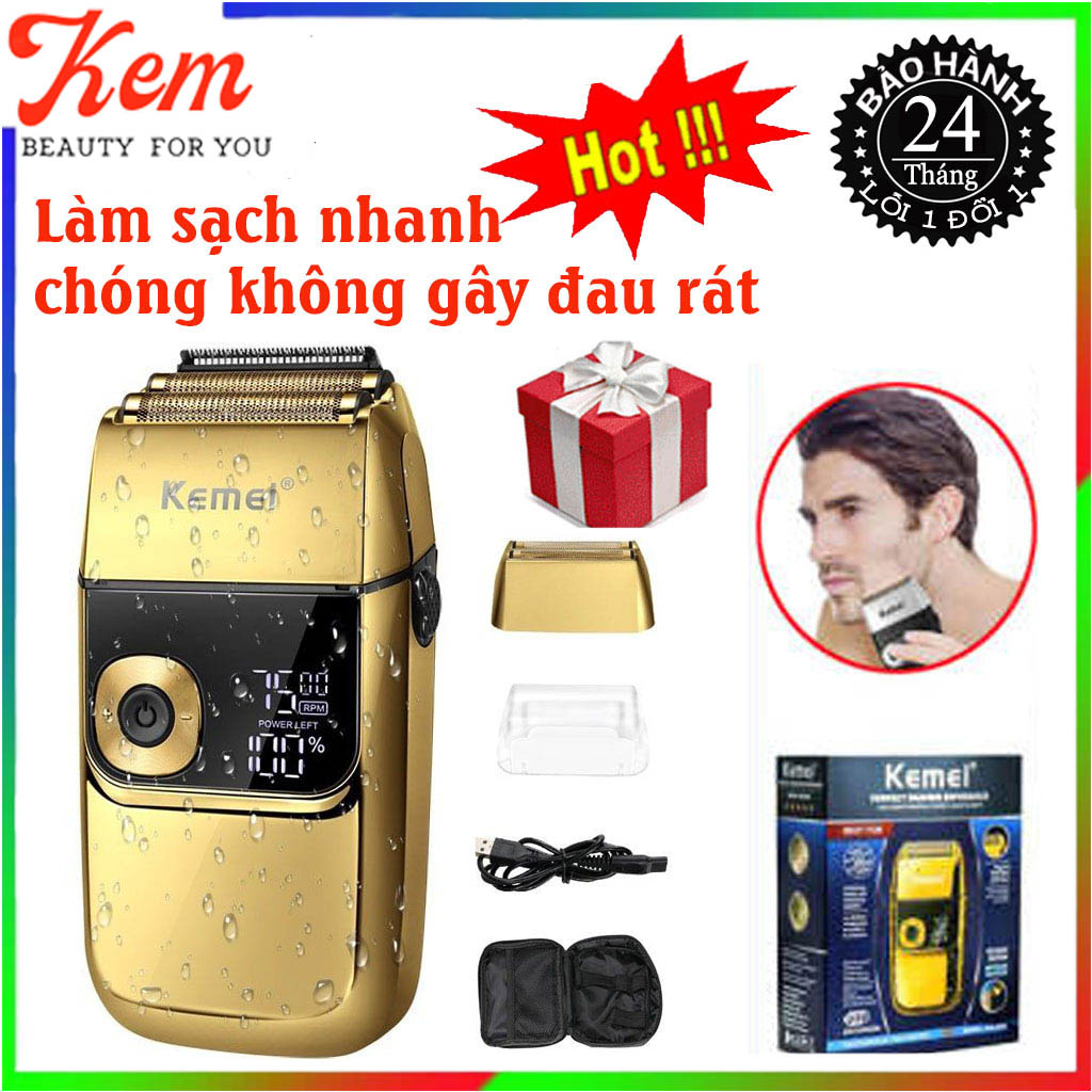 Máy cạo râu khô Kemei Km 2028, máy cạo râu điện mini, tông đơ cạo râu, dao cạo râu, máy cạo râu, máy cạo dâu cho nam tại nhà