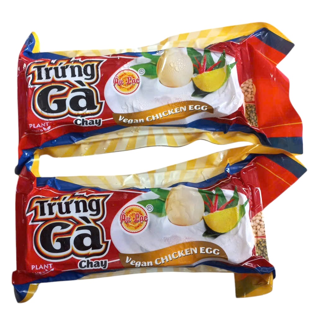 Trứng gà chay Âu Lạc 460g/ 10 trứng (HÀNG LẠNH) - Thực phẩm chay Thiện Tâm