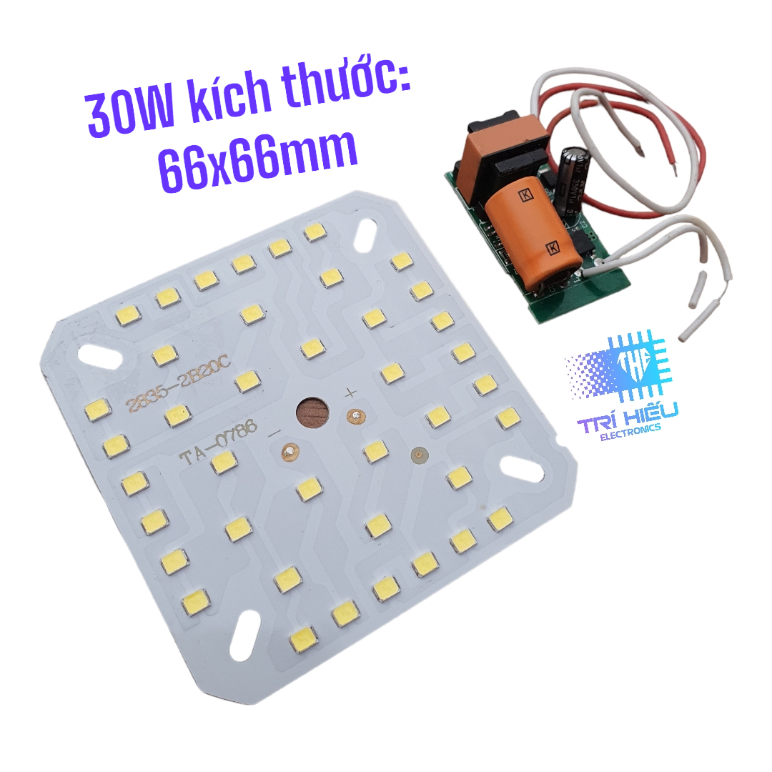 Chip led bulb kèm driver ac220v sáng trắng 10w 20w 30w