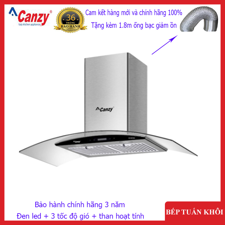 Máy hút mùi cảm ứng Canzy CZ70bds - 70cm siêu êm