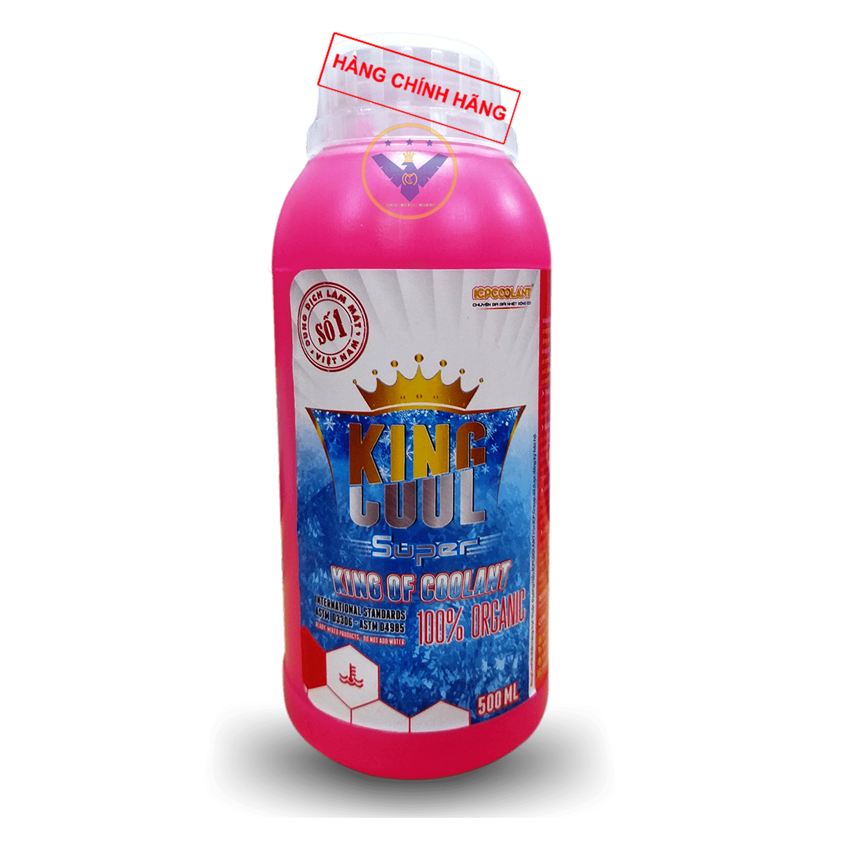 Nước làm mát động cơ xe ô tô, xe máy kingcool super 500ml