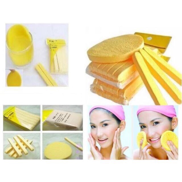 Bông nở rửa mặt chivey