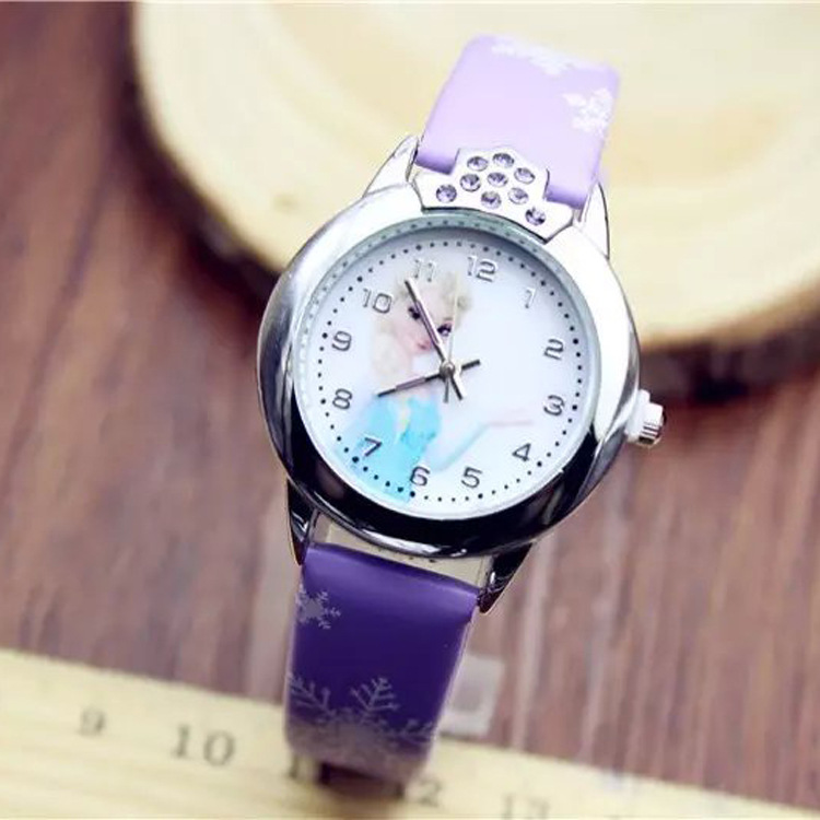 Đồng Hồ Công Chúa  Elsa Siêu Dễ Thương Cho Bé Gái DHELSA3