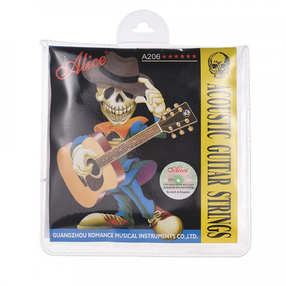 Dây đàn guitar Acoustic dây sắt Alice A206 chất lượng