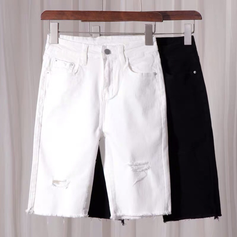 QUẦN NGỐ LỬNG CHẤT KAKI CÁ TÍNH, QUẦN KAKI NGỐ PHỐI RÁCH SIÊU HOT QQ77B