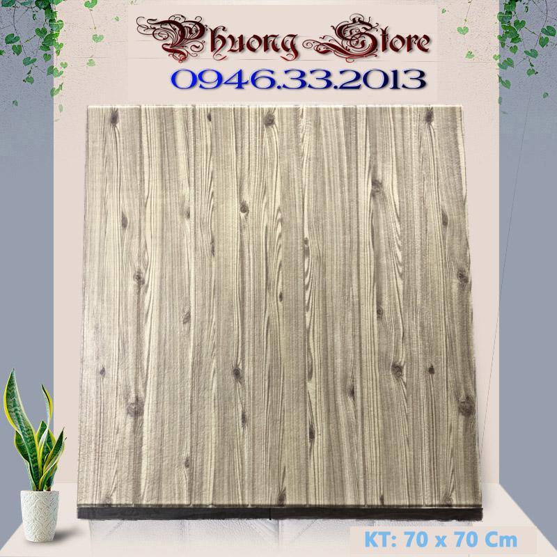 Combo 10 tấm xốp dán tường giả gỗ dày 8mm ,mang hơi hướng hiện đại, sang trọng- Phương Hera Store