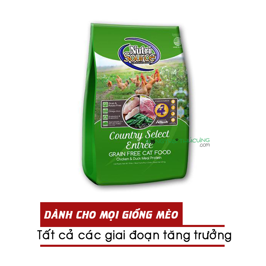 Thức ăn hạt cho mèo nutrisource country select entrée -