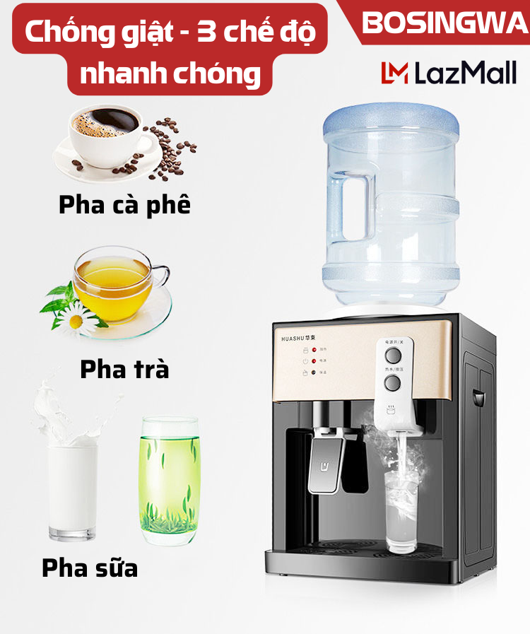 Máy nước nóng lạnh, bình lọc nước nóng lạnh, máy lọc nước nóng lạnh, cây nước nóng lạnh, cây nước Cay loc nuoc nong lanh, Cây nước nóng lạnh mini Huastar làm nước nóng lạnh cực nhanh tiện ích - dễ dàng sử dụng