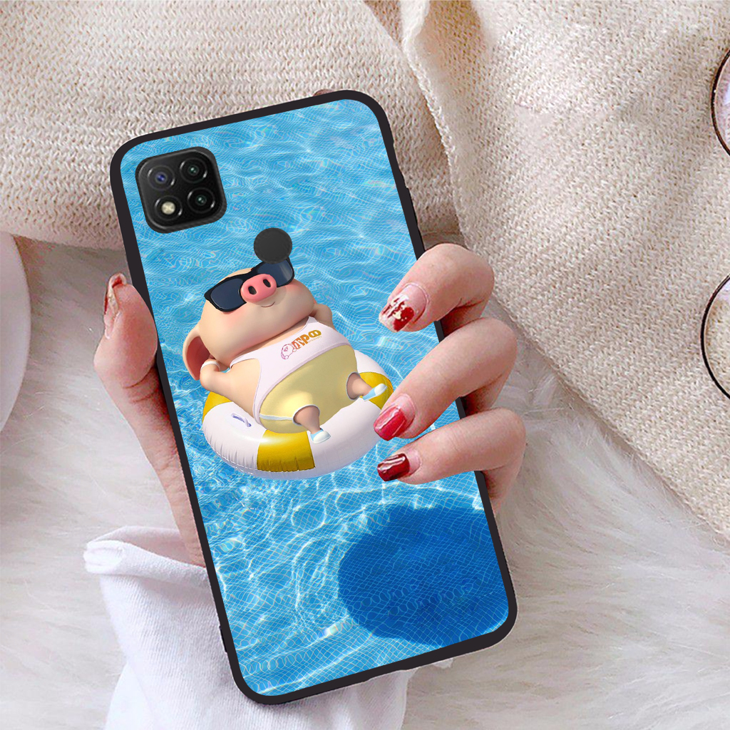 [HCM]Ốp lưng Xiaomi Redmi 9C viền dẻo TPU BST Pig Cute