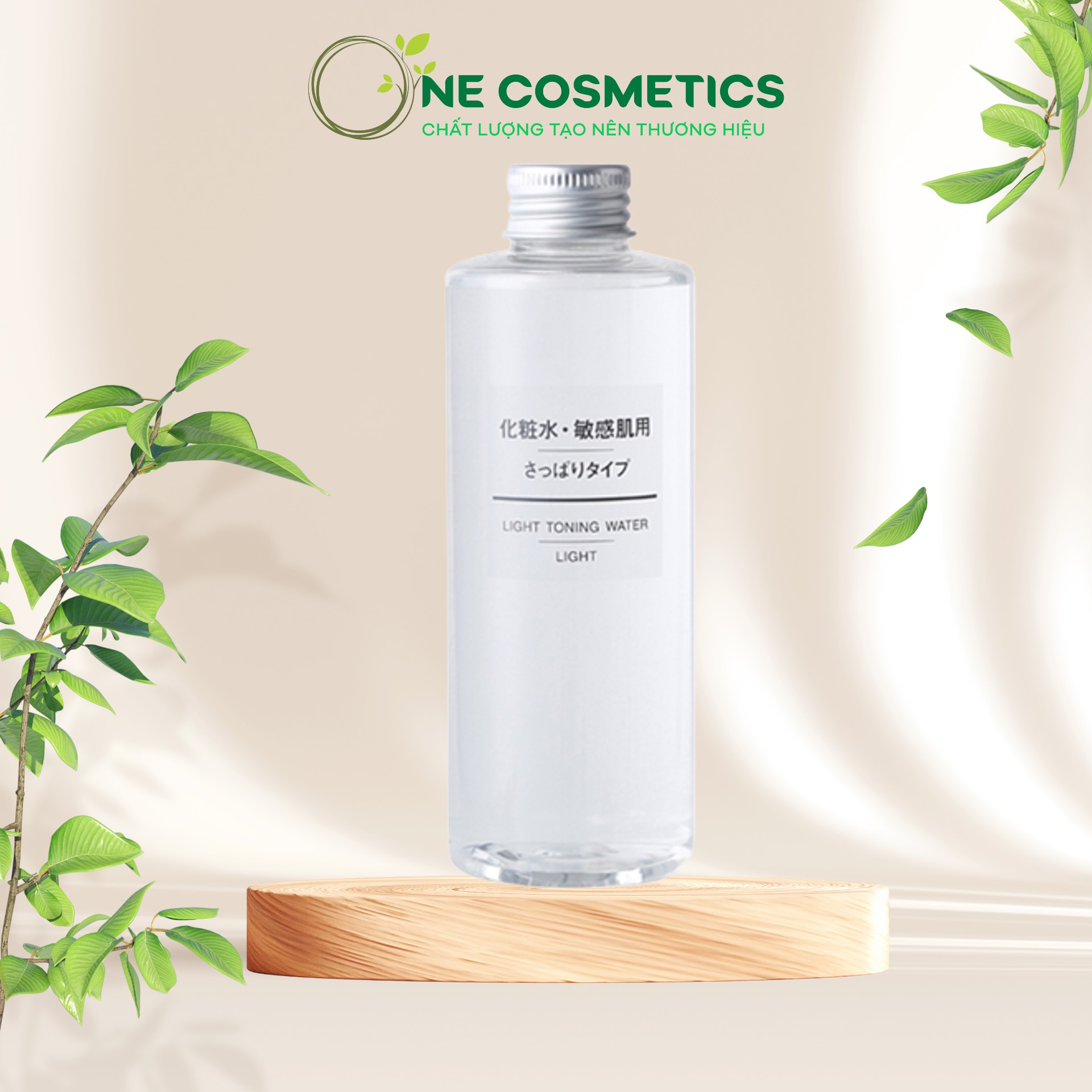 Nước Hoa Hồng Cấp Ẩm Cho Da, Da khô Muji Light Toning Water Nhật Bản 200ML