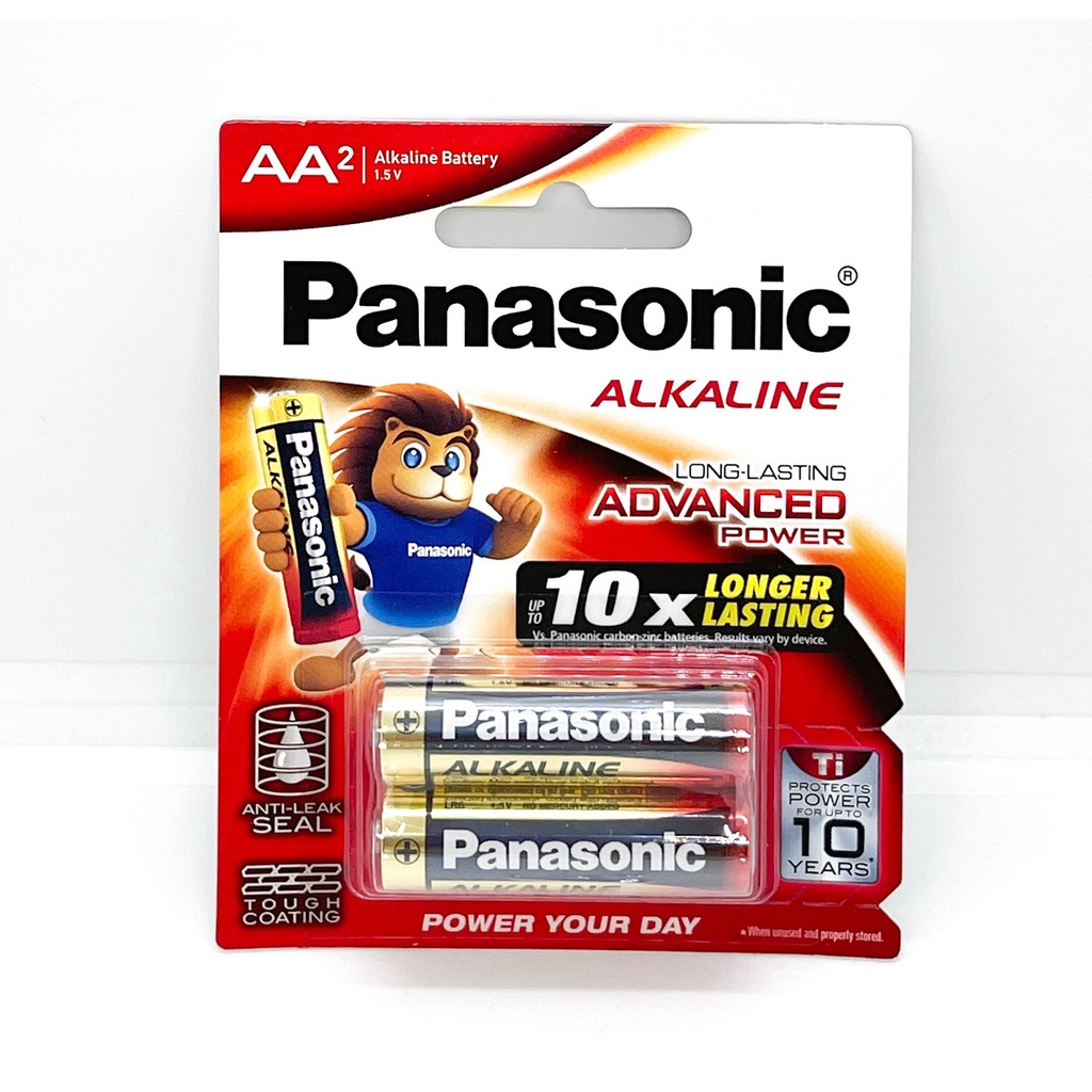 Pin aa/aaa 1,5v panasonic alkaline vỉ 2 viên