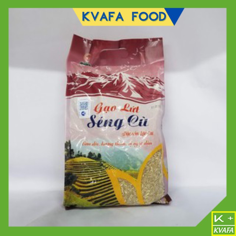 Gạo lứt séng cù của bát xát lào cai, gạo ngon thơm, đậm đà giầu dinh dưỡng túi 2kg