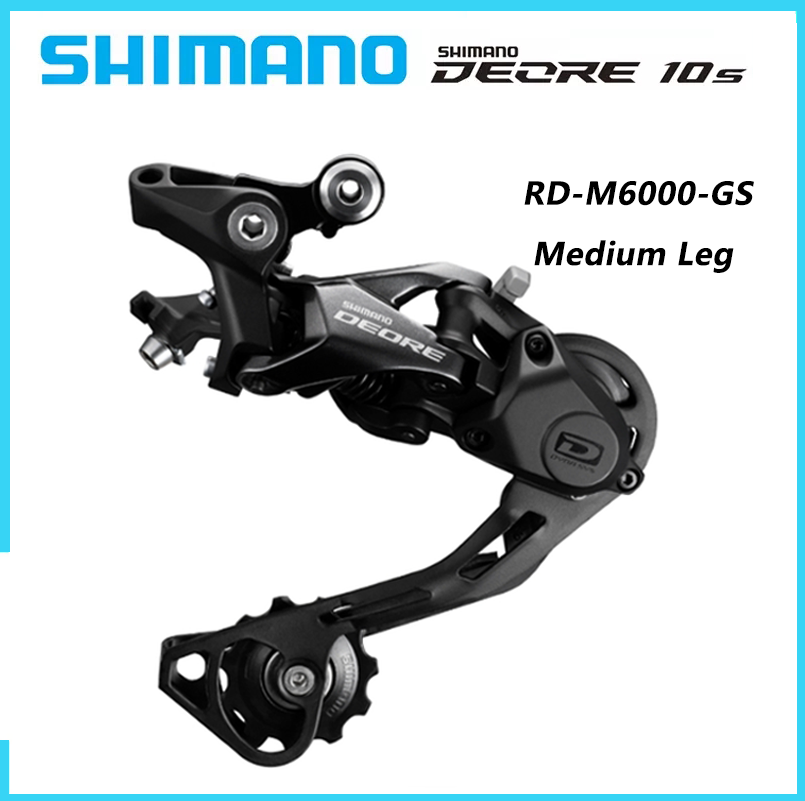 Shimano Deore Lồng Dài Cùi Đề Sau Bóng Tốc Độ M6000 10 Bộ Chuyển Đổi GS SGS Cho Phụ Kiện Xe Đạp Leo Núi Xe Đạp Leo Núi