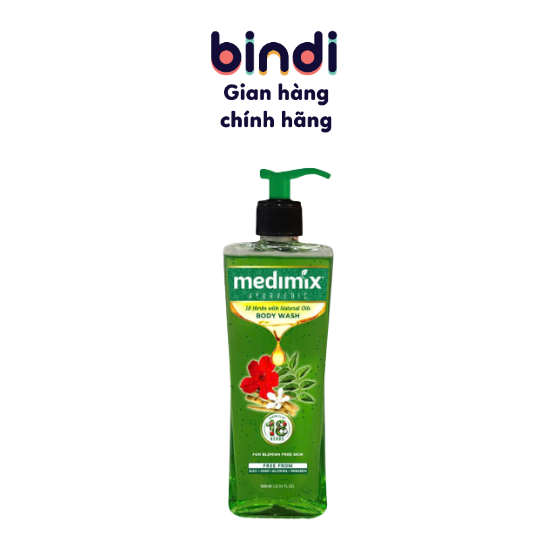  Sữa Tắm Medimix 18 Loại Thảo Dược Ngừa Mụn 300ml  500ml 