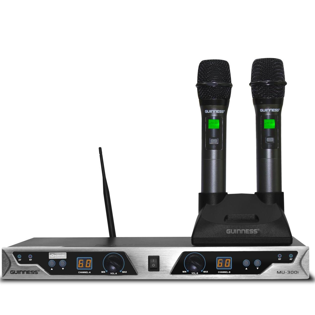 Micro không dây guinness mu-300i