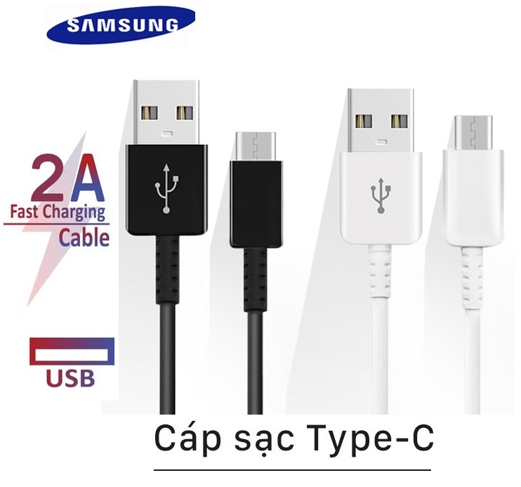 Cáp sạc nhanh 2A Type C cho các dòng máy điện thoại ( SIÊU BỀN )