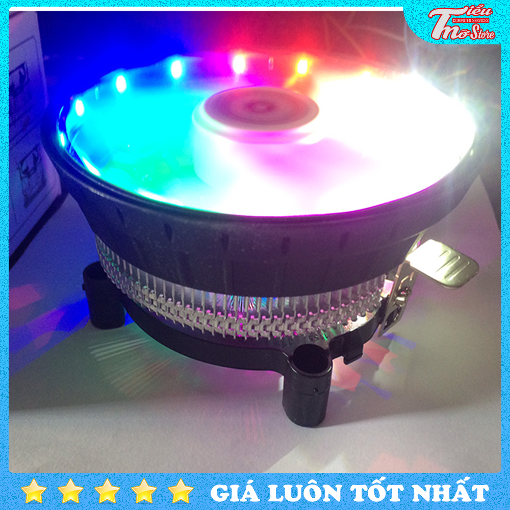 Fan cpu led - quạt tản nhiệt cpu led socket intel/amd