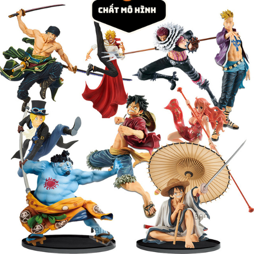 Mô hình OnePiece Sanji áo trắng dáng đứng có base Cao 36cm  Figure One  Piece  box màu