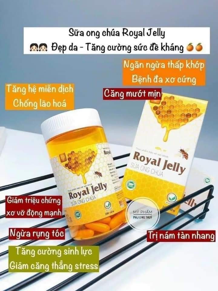 Viên uống sữa ong chúa schon r.o.y.a.l jelly đẹp da, chống lão hóa