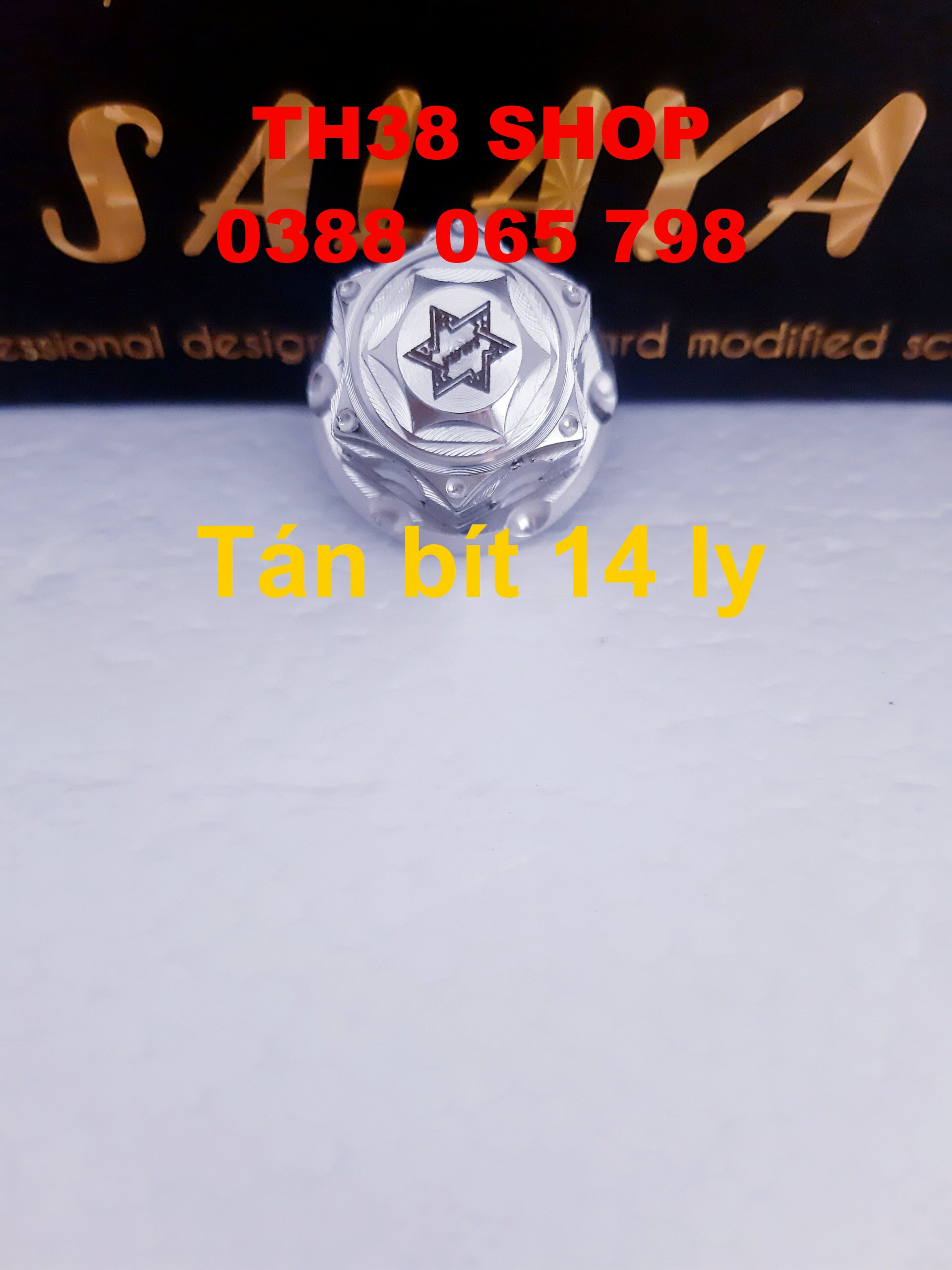 Ốc salaya 14ly bít đầu lắp cốt sau ex 150/155