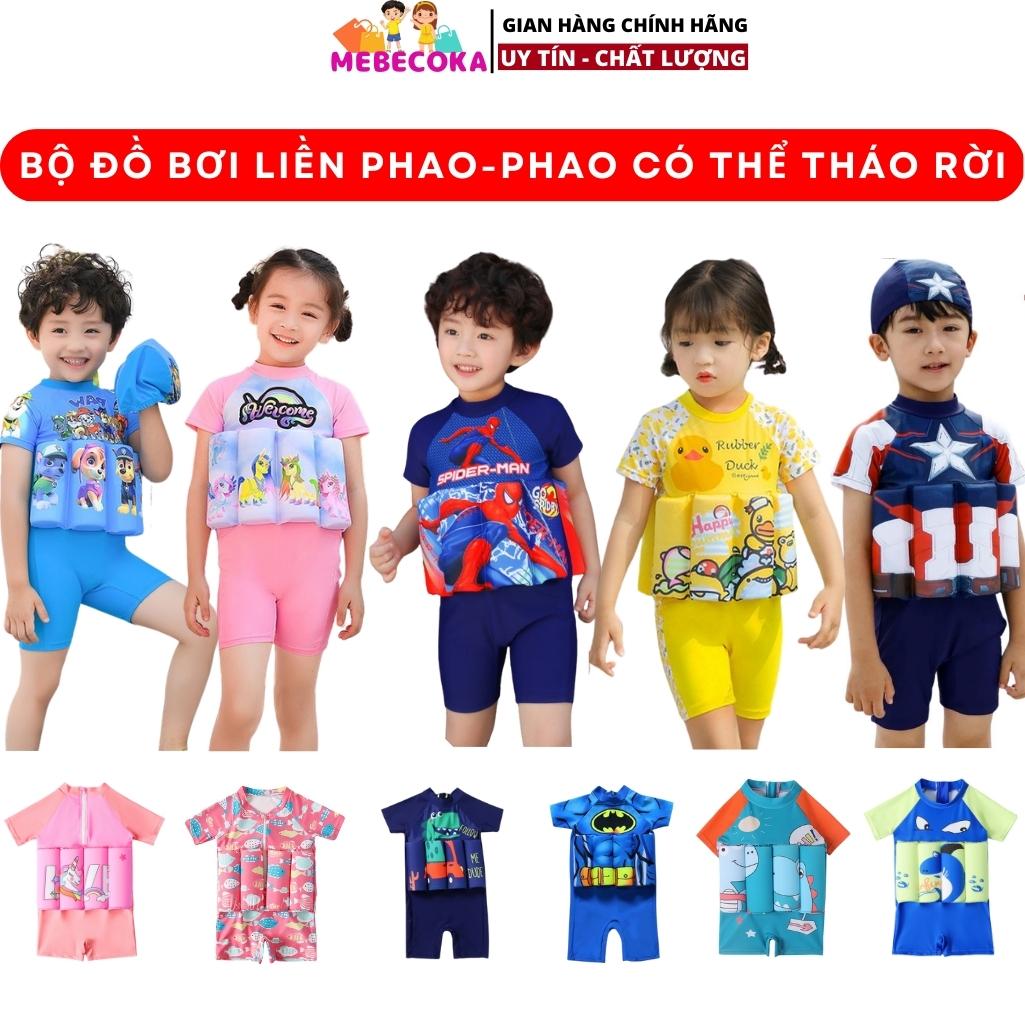 Đồ bơi trẻ em ,áo bơi liền phao tự nổi cho bé Trai bé Gái