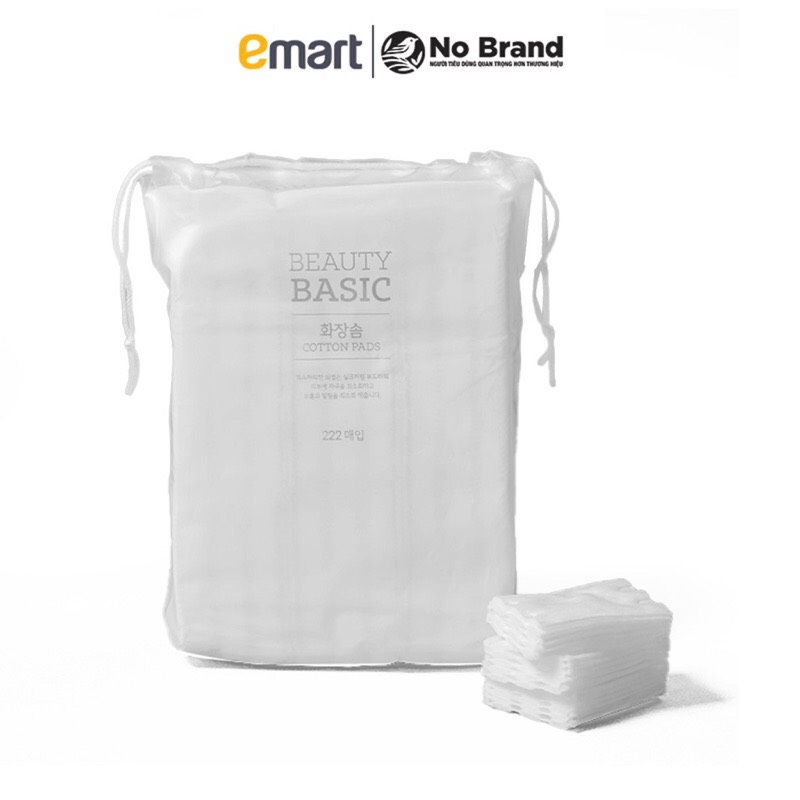 BÔNG TẨY TRANG EMART 222 MIẾNG, Bông Miniso