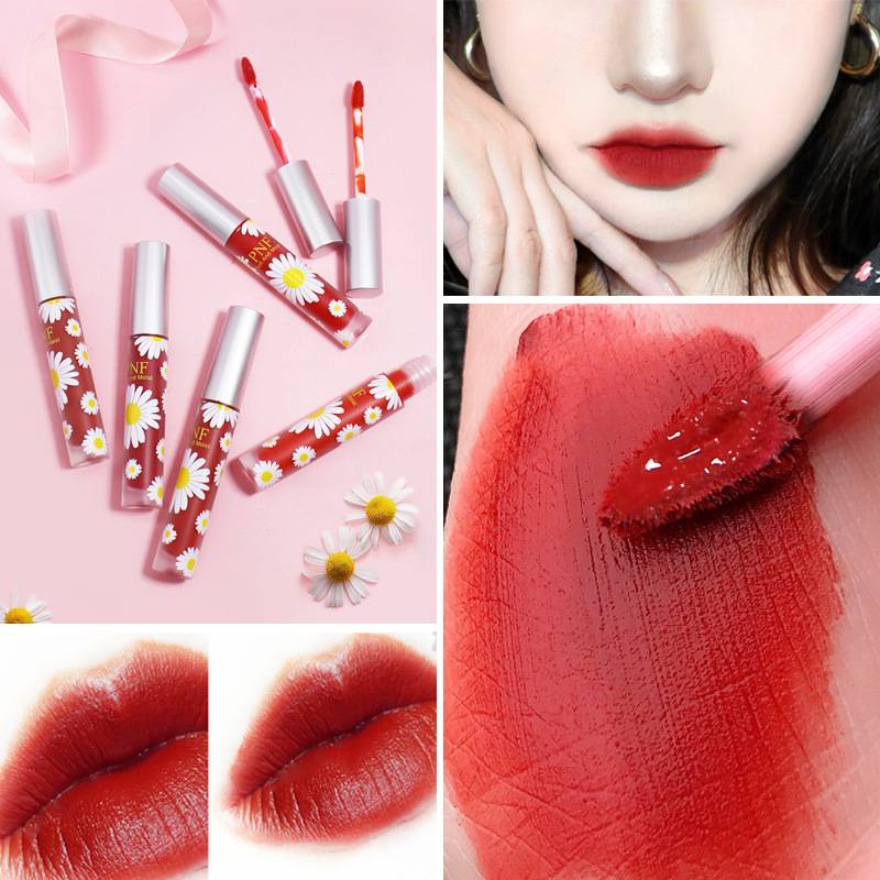 SALE NGHỈ BÁN Son HOA CÚC Son Nội Địa Trung siêu lì màu trắng MẪU MỚI 2021 CÓ VIDEO