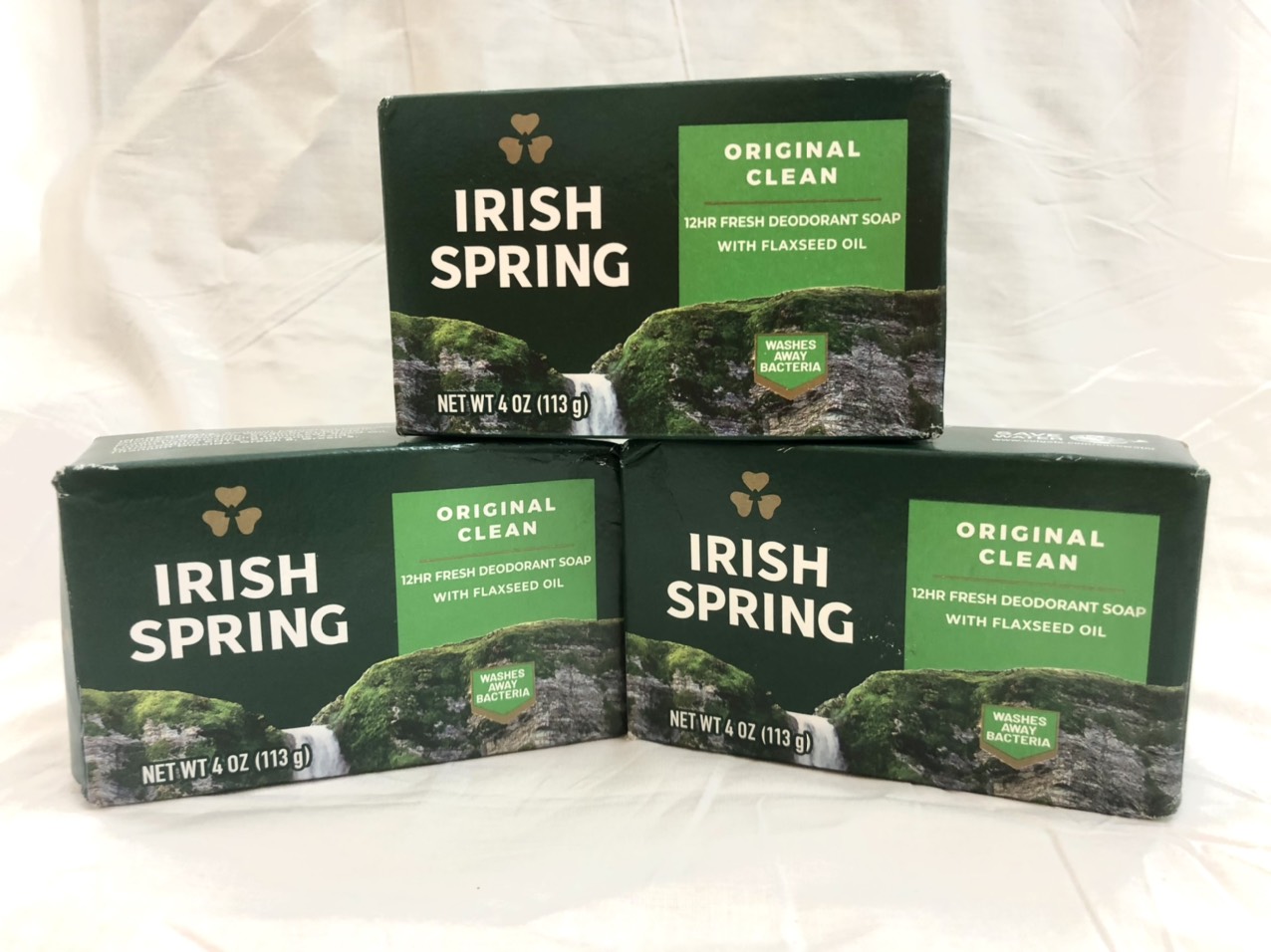 Xà bông cục irish spring original clean 113g của mỹ