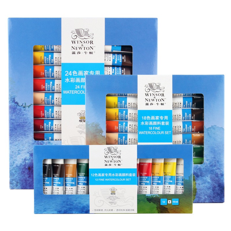 Màu nước Winsor & Newton cao cấp ,màu sơn Acrylic Painting, họa cụ màu vẽ lalunavn