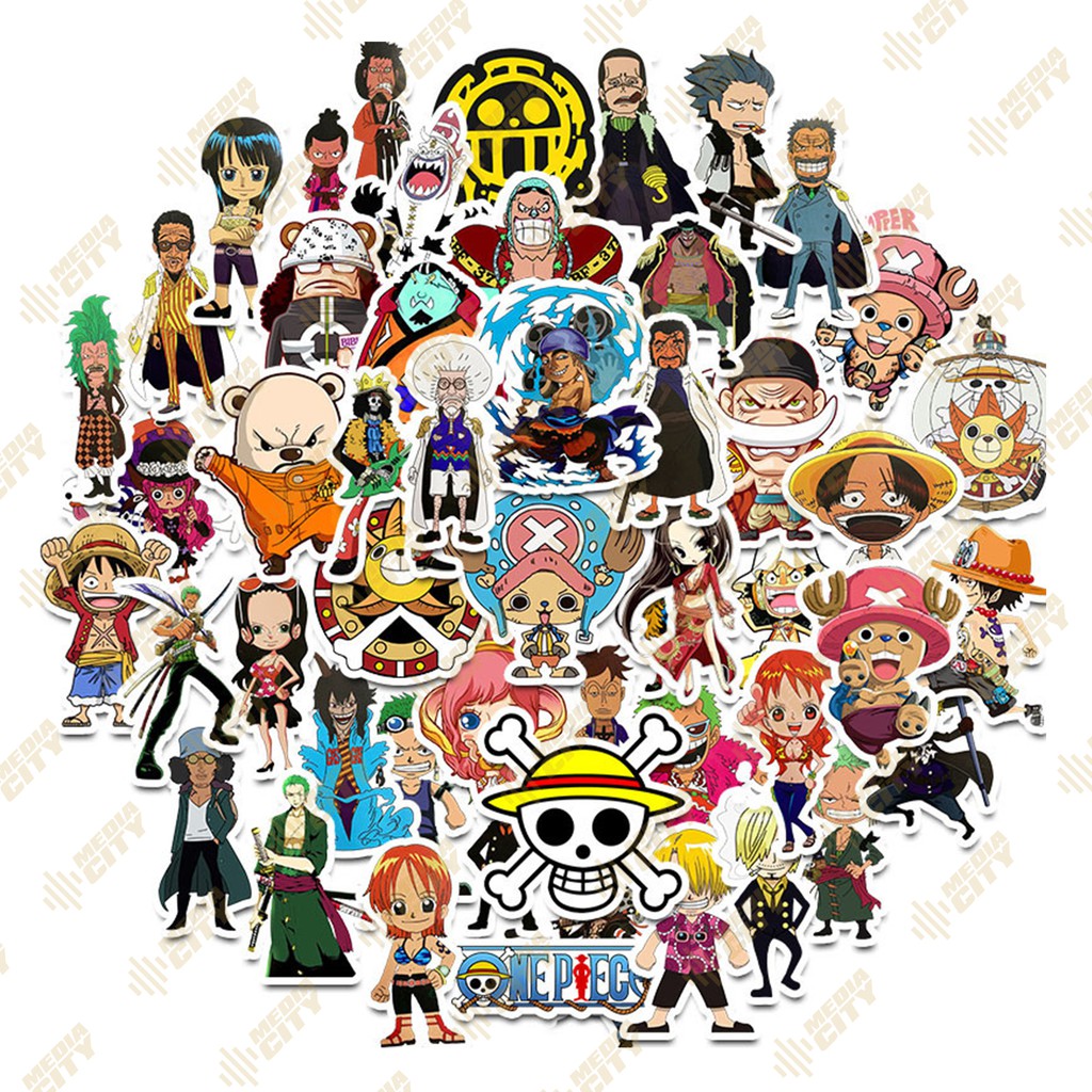 [] miếng dán One Piece 2021 graffiti One Piece hoạt hình dán vali