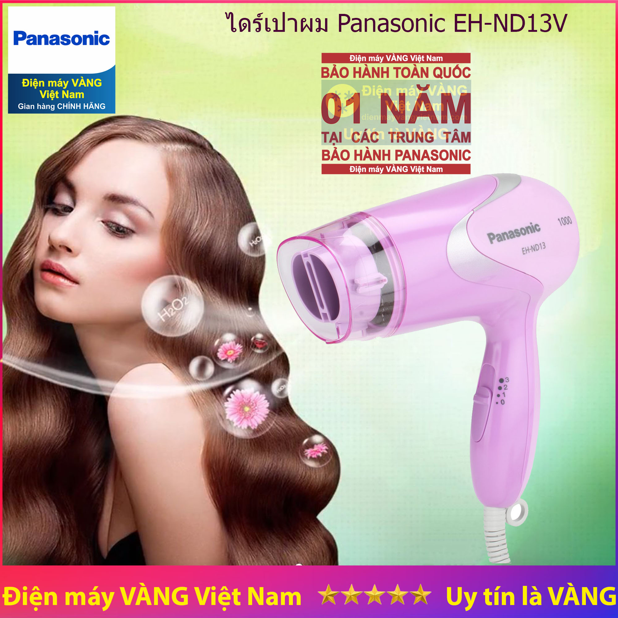 Máy sấy tóc du lịch panasonic eh-nd13-v645