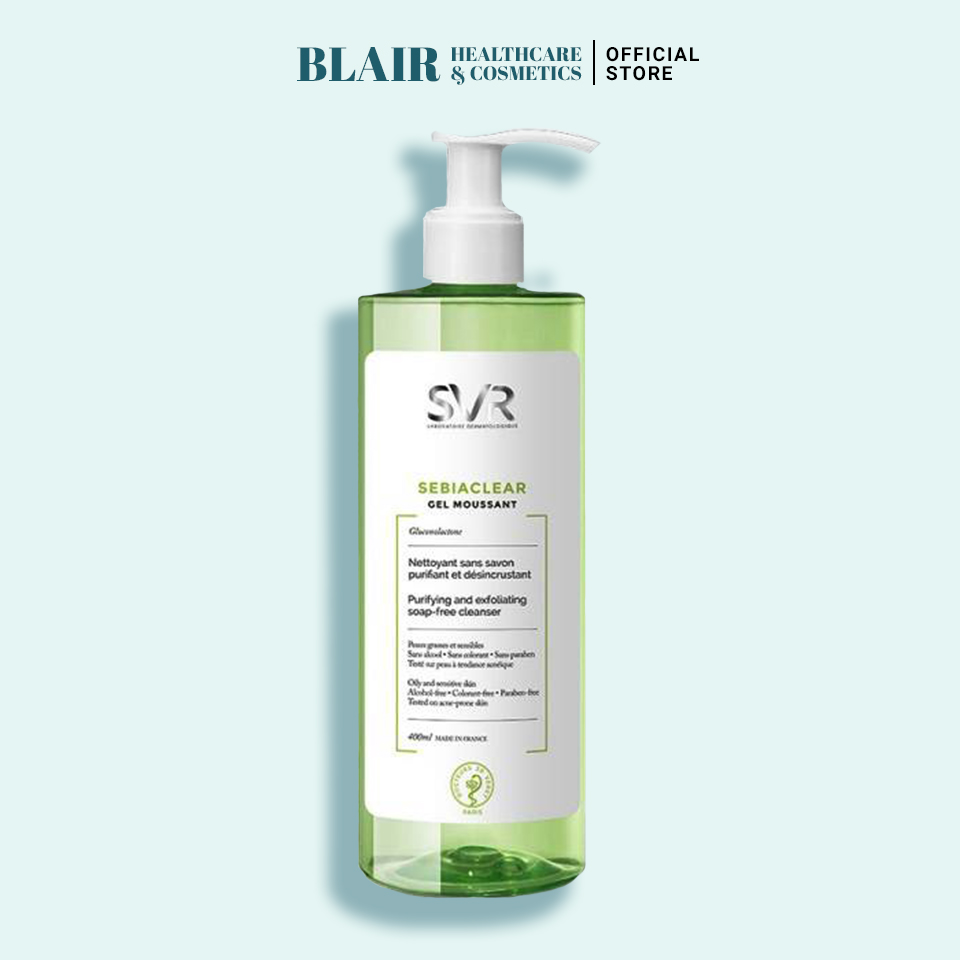Sữa Rửa Mặt SVR Sebiaclear Gel Moussant Không Chứa Xà Phòng (200/400ml)