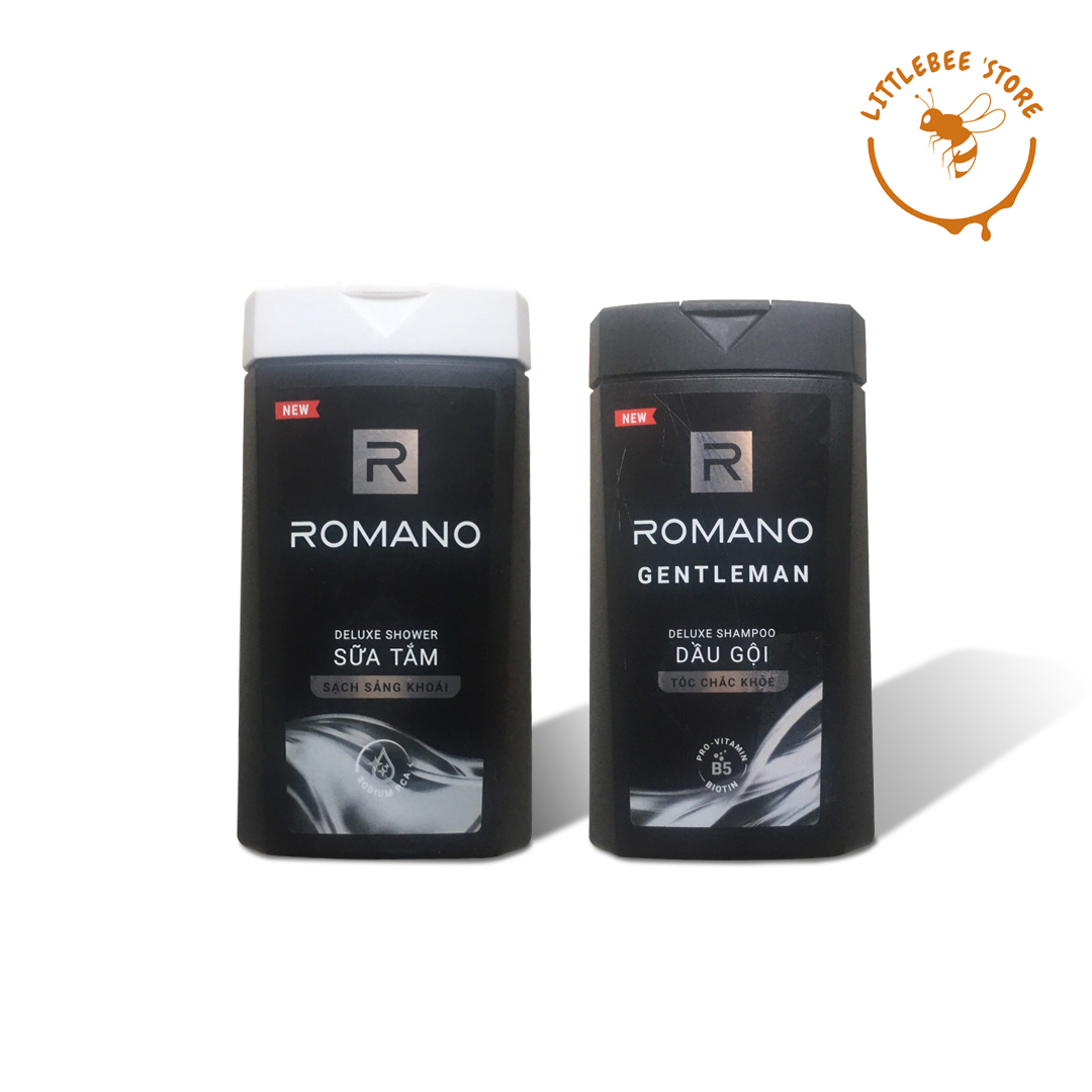 Combo dầu gội +sữa tắm Romano 150g-Hàng tặng