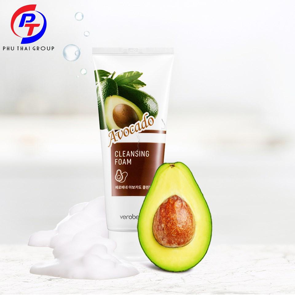 Sữa Rửa Mặt Bơ Verobene Avocado Cleasing Foam