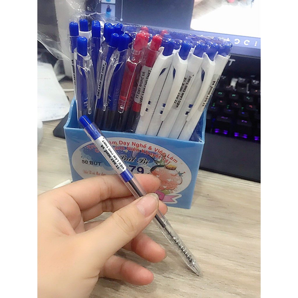 BÚT BI MỰC XANH TT DẠY NGHỀ CHO NGƯỜI KHUYẾT TẬT MS B33 ĐẦU BI