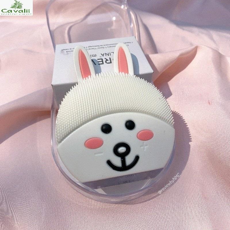 Máy rửa mặt Forever Lina Mini hình thú làm sạch sâu giúp da săn chắc mịn màng máy rửa mặt Forever cao cấp máy rửa mặt Lina Mini phiên bản mới máy rửa mặt hình thú máy rửa mặt may rua mat
