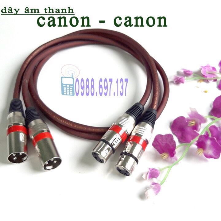 dây kết nối canon cao cấp 2 đầu đực cái