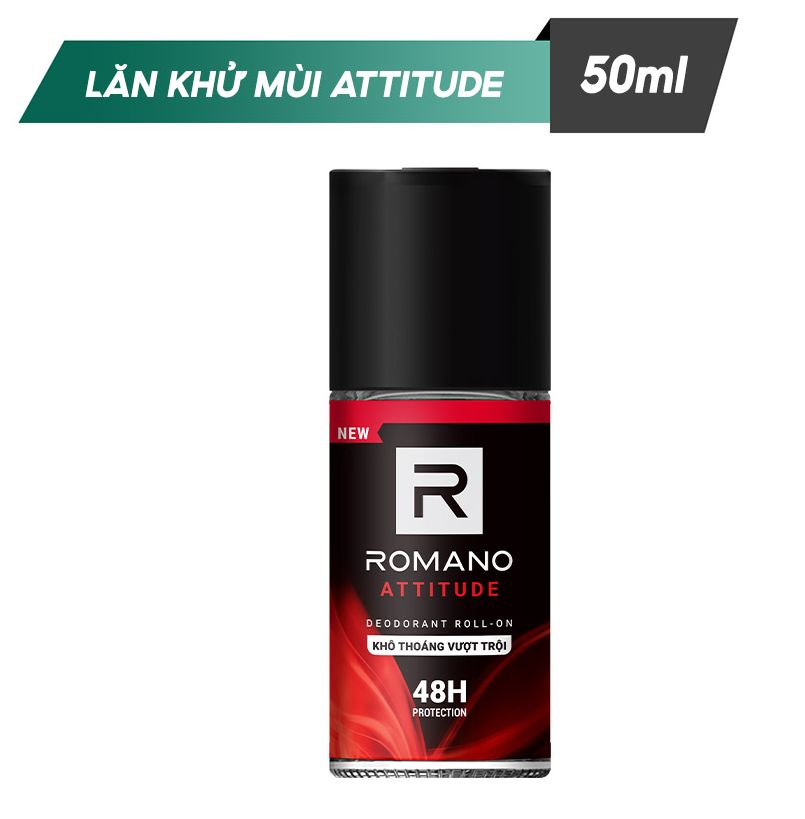 Lăn Khử Mùi Hương Nước Hoa Romano Attitude 50ml