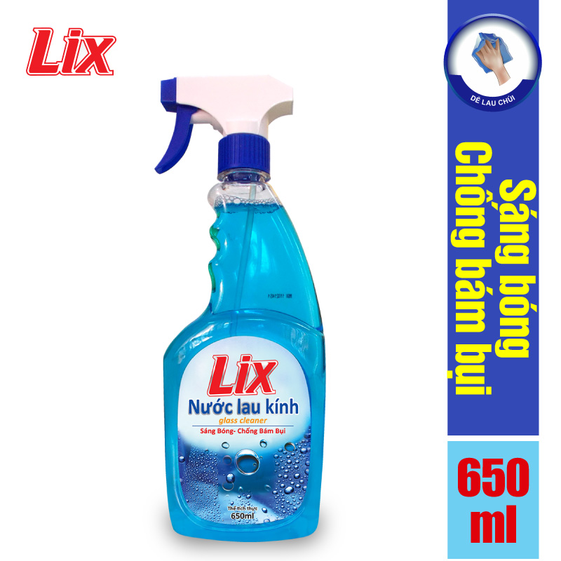 Nước lau kính LIX 650ml K0004
