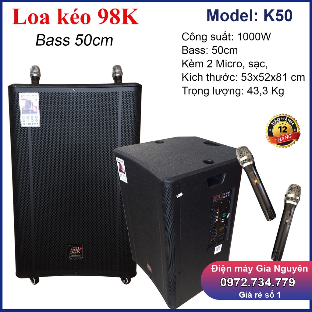 1. Giới thiệu về loa kéo 98k k50