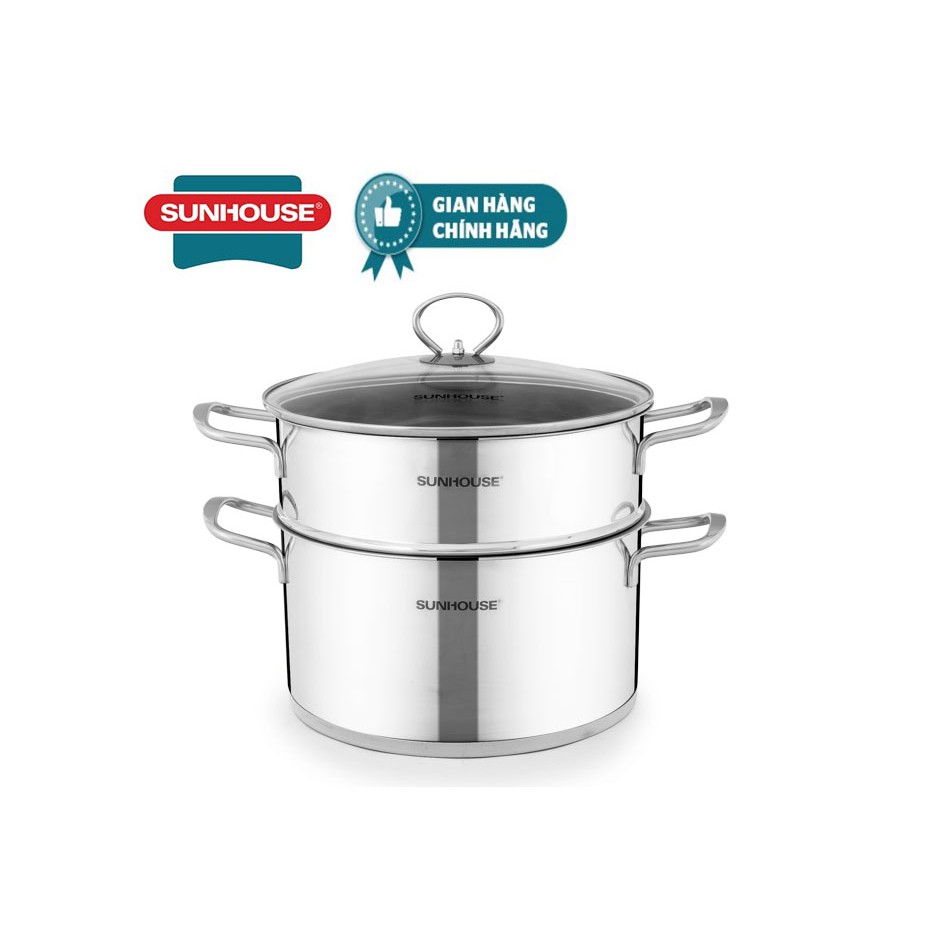 Bộ nồi xửng inox sunhouse ssp25124