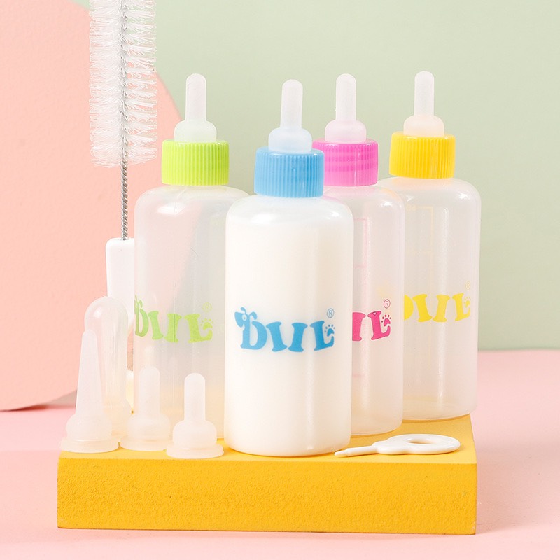 Bình ti cho chó mèo con - Hỗ trợ chó mèo con uống sữa