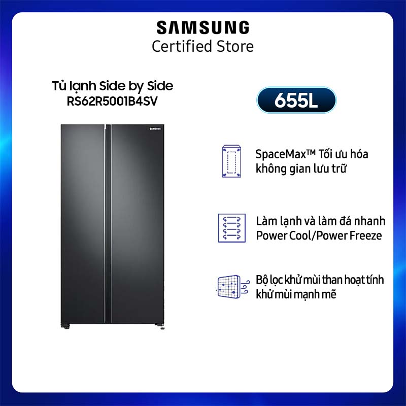 Tủ lạnh samsung side by side 680l