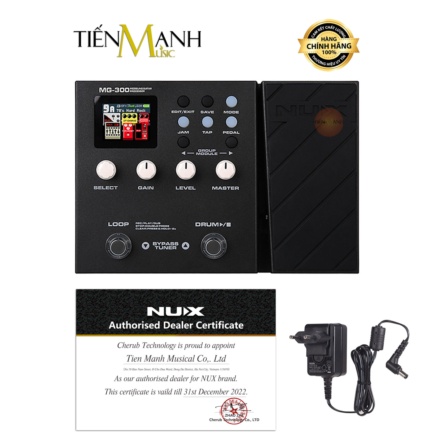 Phơ đàn guitar nux mg300 multi effects - bàn đạp fuzz pedals mg-300