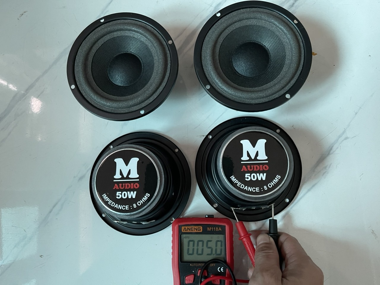 Loa mid trung 10 M-Audio từ 70 toàn vành 11.5cm hàng nhập khẩu - Loa trung cao cấp - Loa trung kín