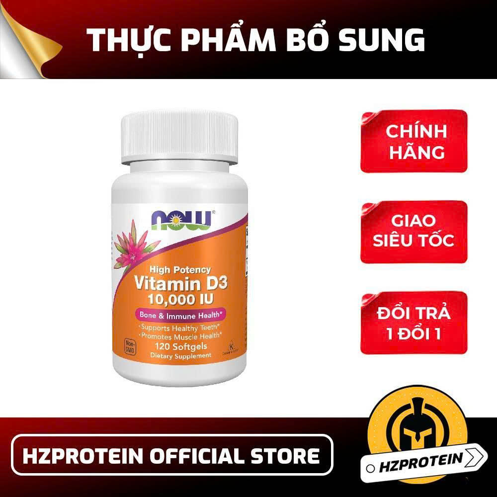 Now Vitamin D3 10,000 Iu – Supports Calcium Absorption & Bone and Joint Health